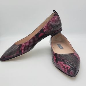 SJP By Sarah Jessica Parker - Snakeskin - Story Pointed Toe Ballet Flat